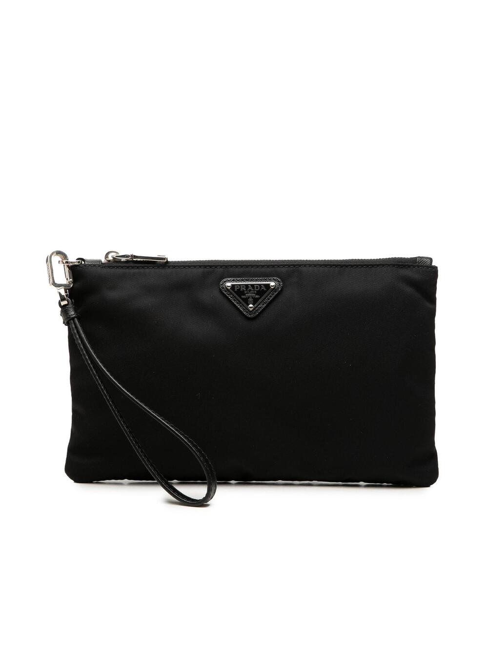 Prada Tessuto Wristlet Clutch Pre-Loved #360493P46B